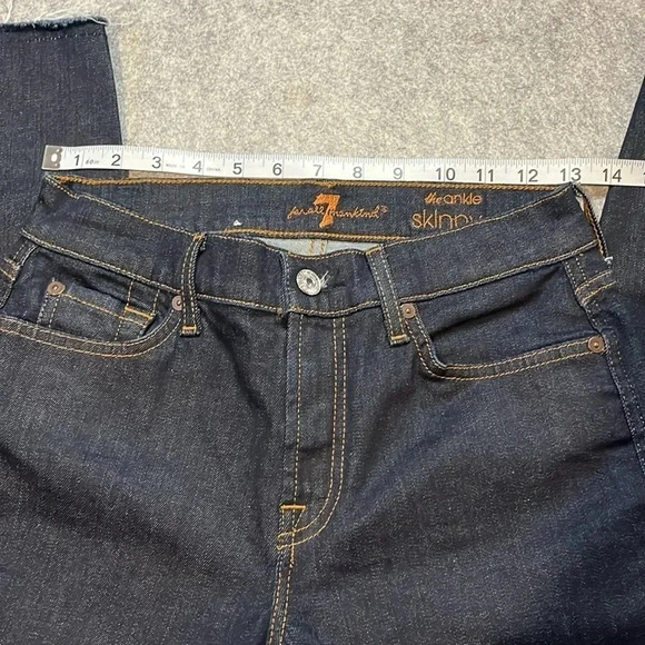NWOT 7 for All Mankind, The Ankle Skinny.  Size 27. - Picture 9 of 14